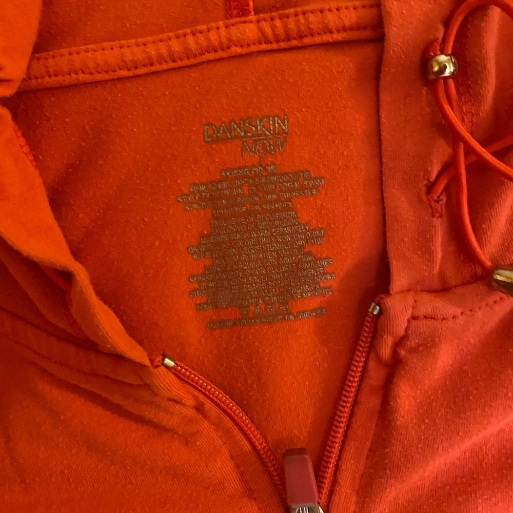 Danskin Now Pink Zip-Up Hoodie/jacket